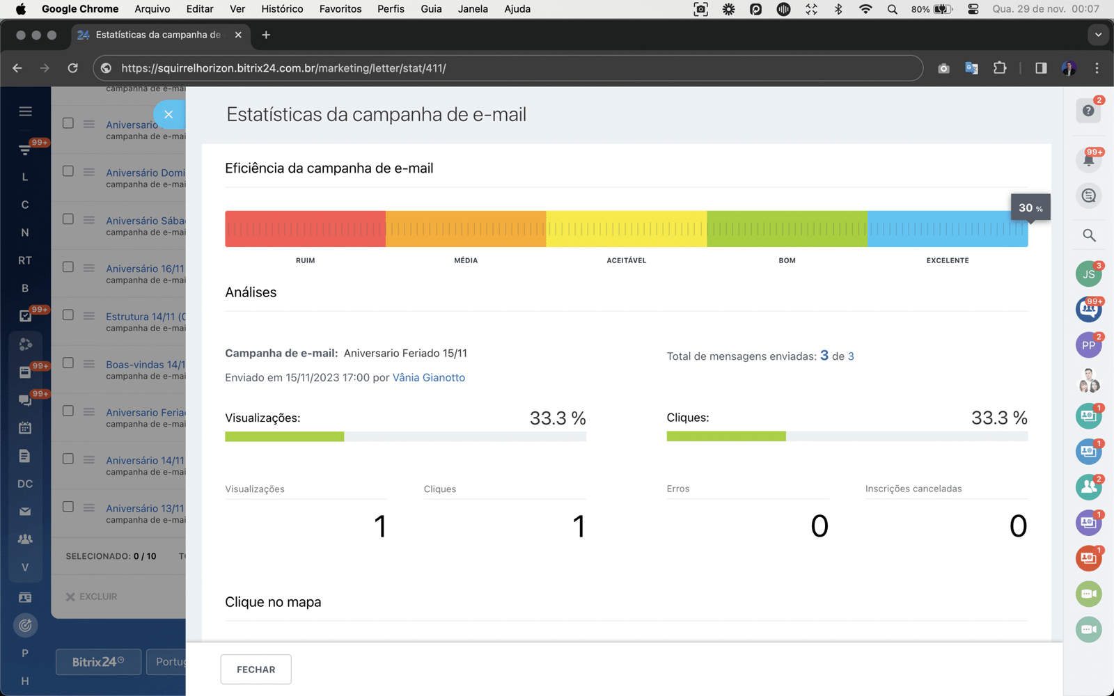 Ainda com o Bitrix24, sua empresa criará páginas exclusivas (landing pages) para campanhas promocionais, eventos, sobre novos produtos, para compartilhar informações e muito mais.